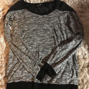 Grey and black long sleeve